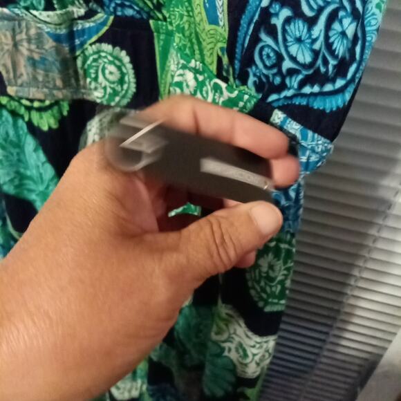 New Directions Tank Maxi Dress Paisley Print NWT Sz. LG. Festival Hippie Beach - Picture 7 of 9